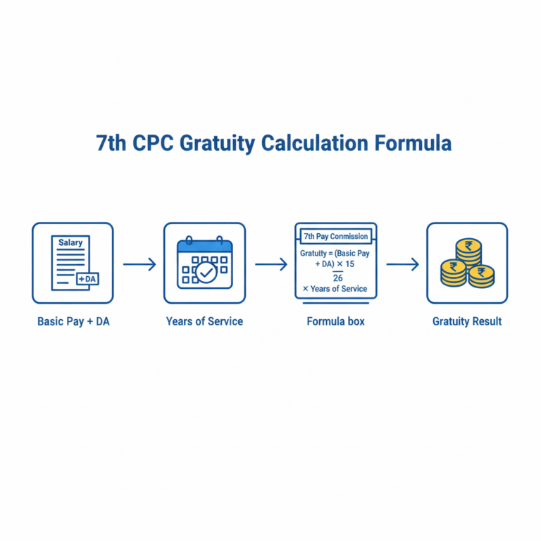 7th pay commission gratuity calculation