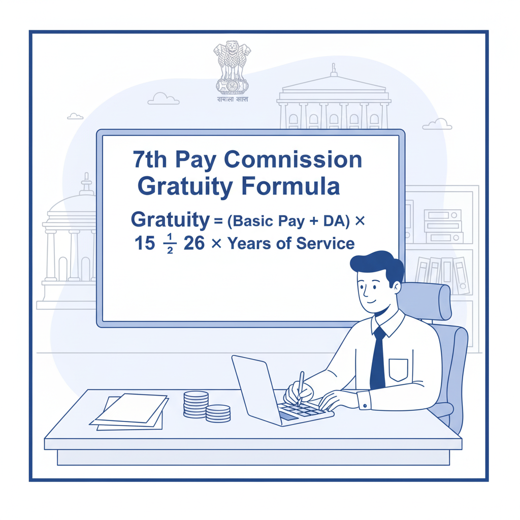 7th pay commission gratuity calculation formula, complete guide for central government employees 2 7th pay commission gratuity calculation formula