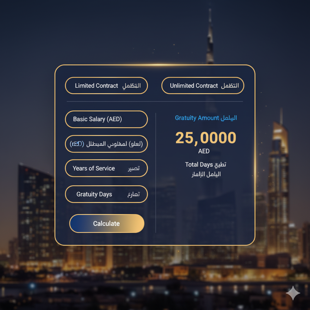 Gratuity Calculator UAE