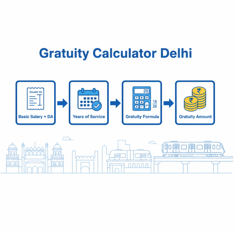 Gratuity Calculator in Delhi