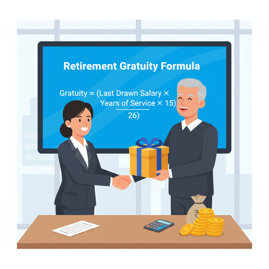 Retirement Gratuity Calculation Formula – Rules, Examples & Guide 2 Retirement Gratuity Calculation Formula