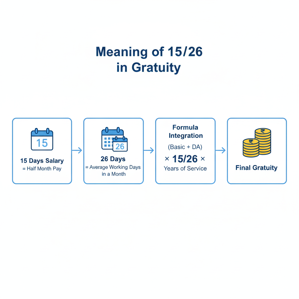 What Is 15.26 in Gratuity Calculation – Meaning & Formula Explained 2 What Is 15.26 in Gratuity Calculation